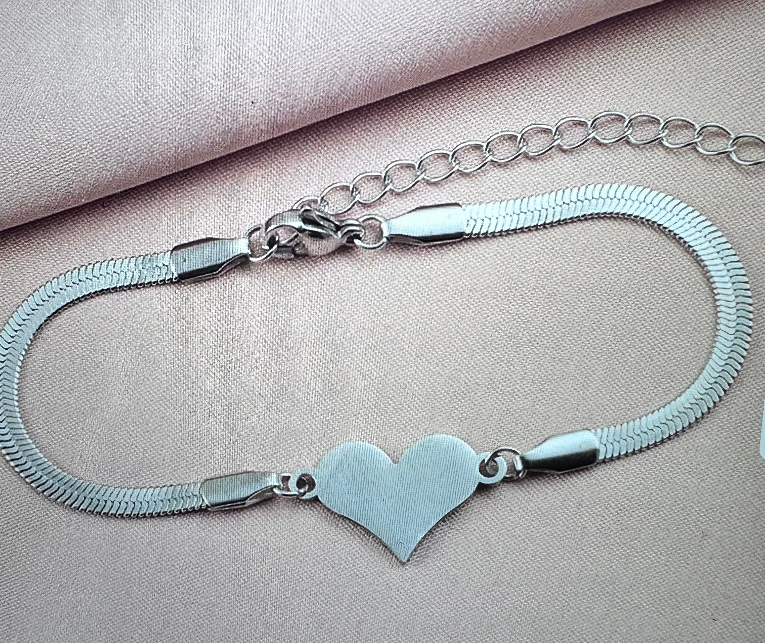 Silver Bracelet: “Pure Devotion”
