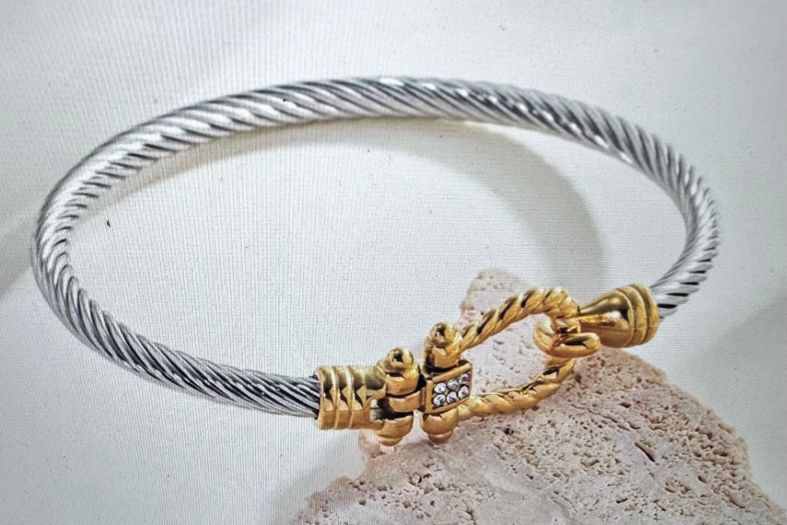 Braided Horseshoe Bracelet