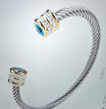 Teal Radiance Cuff
