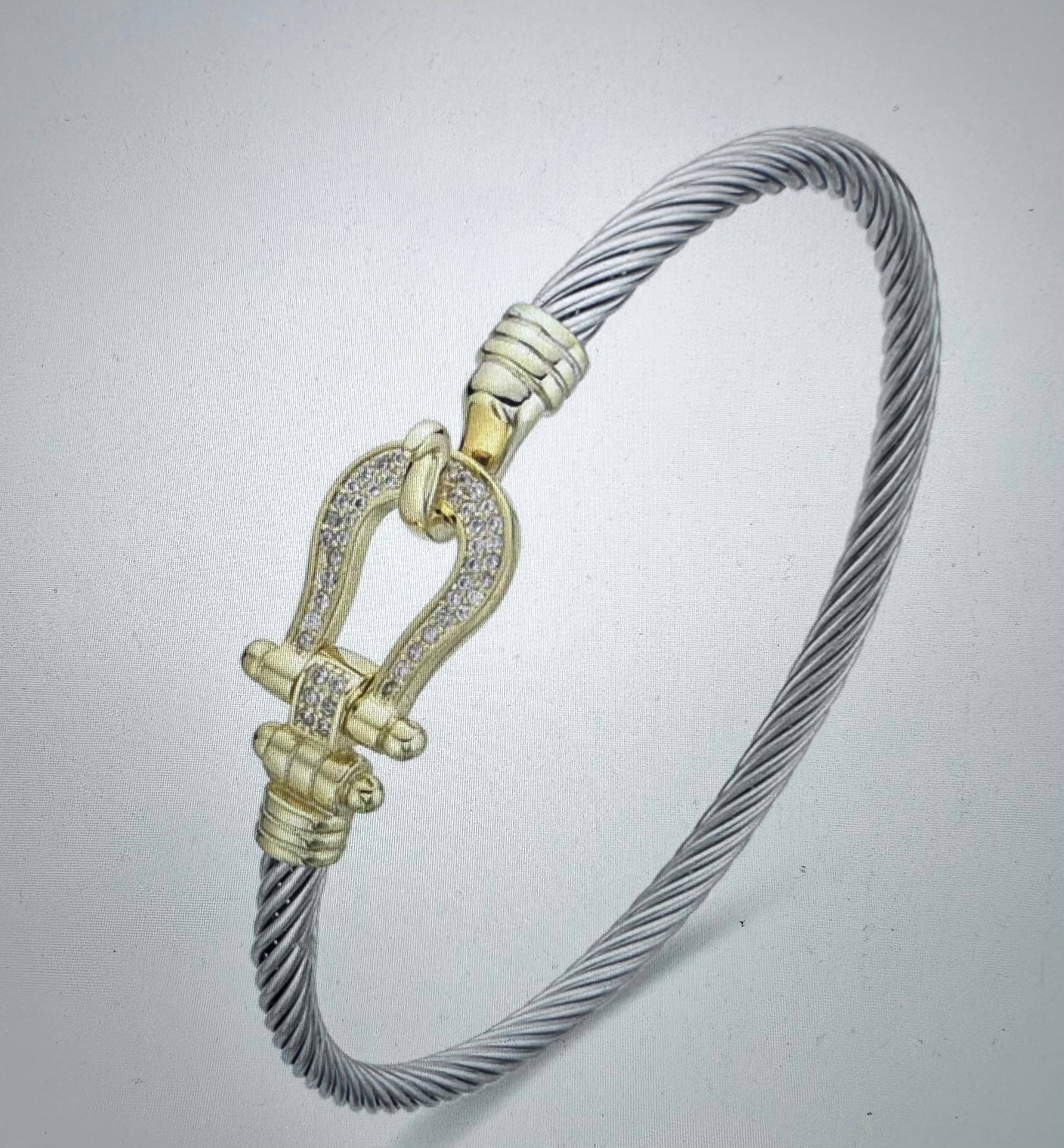 Bling Horseshoe Bracelet