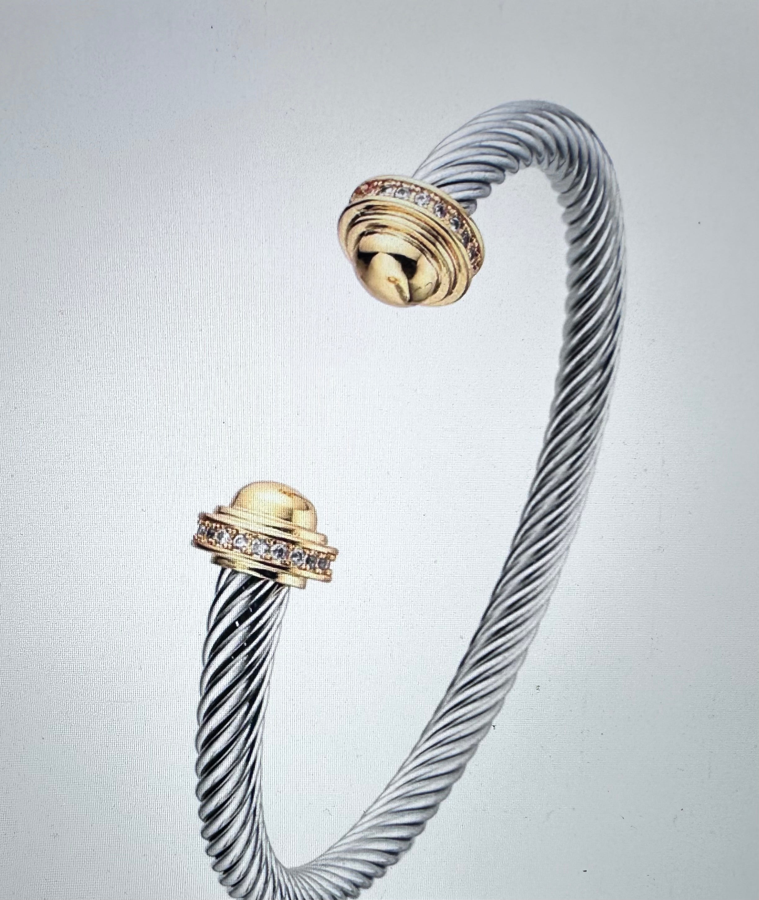 Golden Axis Cable Cuff