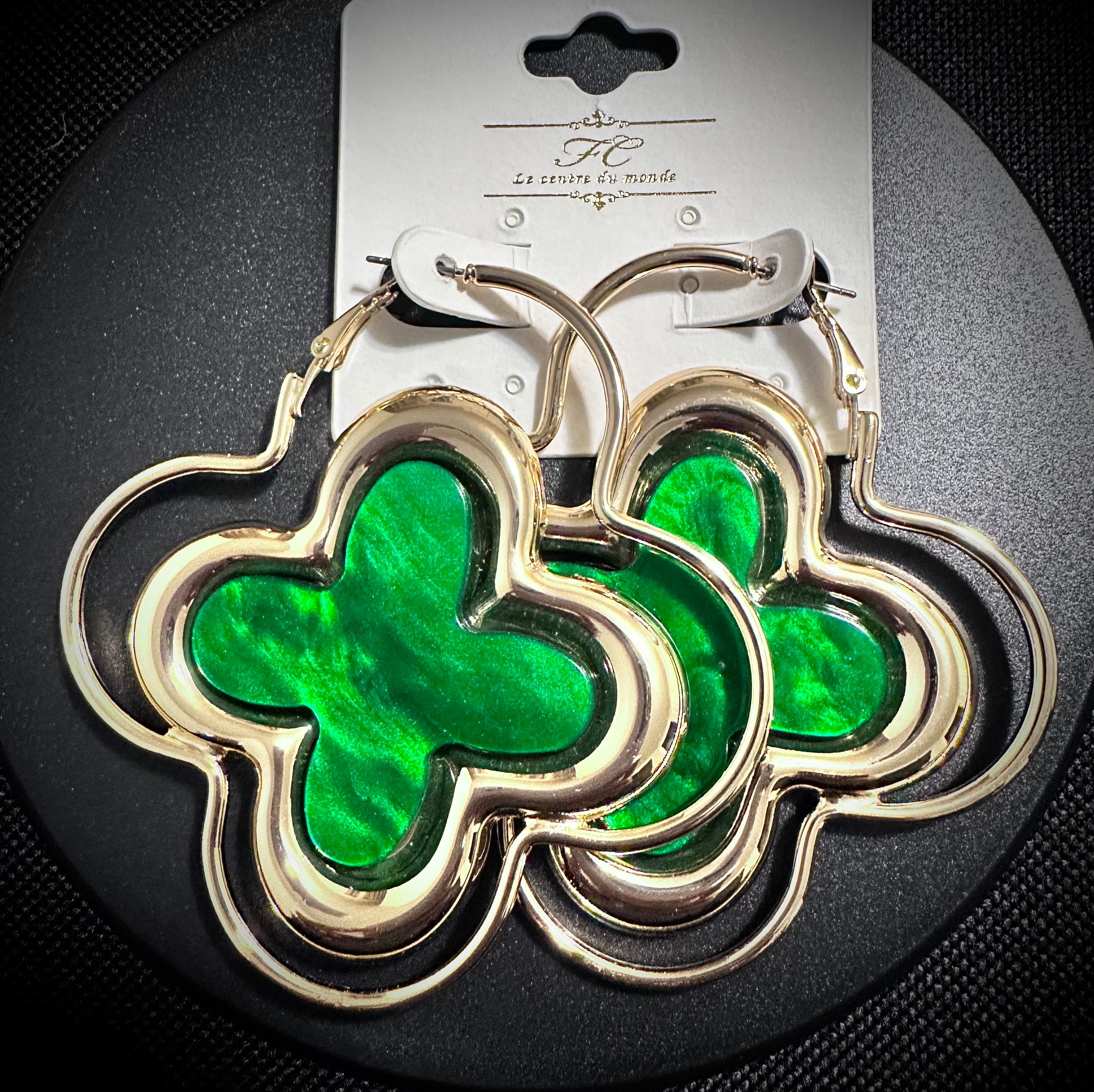 Shamrock Clover Hoops