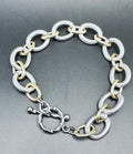 Golden Axis Small Link Bracelet